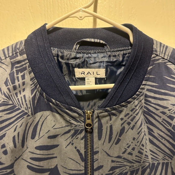 Tropical Print Bomber Jacket - Picture 3 of 3